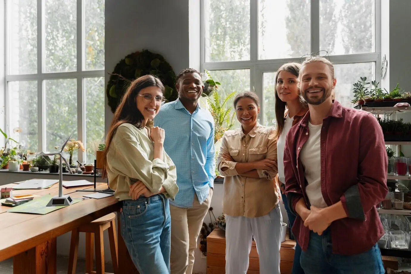 Специалисты в сфере технологий, стремящиеся достичь амбициозных целей устойчивого развития.